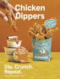 Popeyes Launches New Chicken Dippers and Signature Sauce - Foodgressing