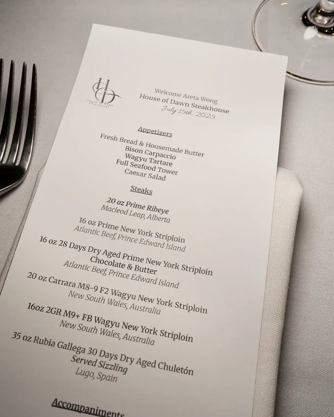 Inside the Ultimate Steakhouse Experience at House of Dawn