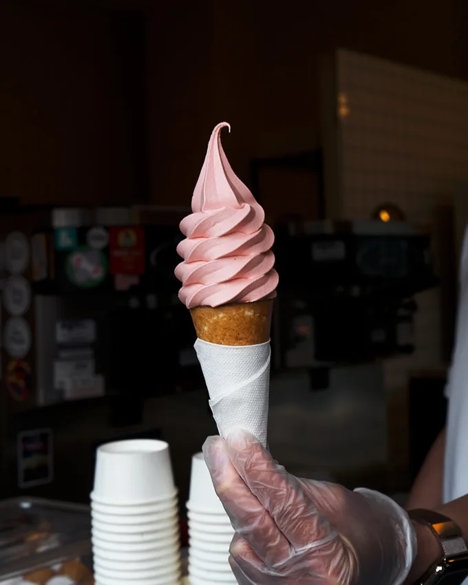 Vegan Soft Serve at Cr&egrave;merie SWIRL in Montreal