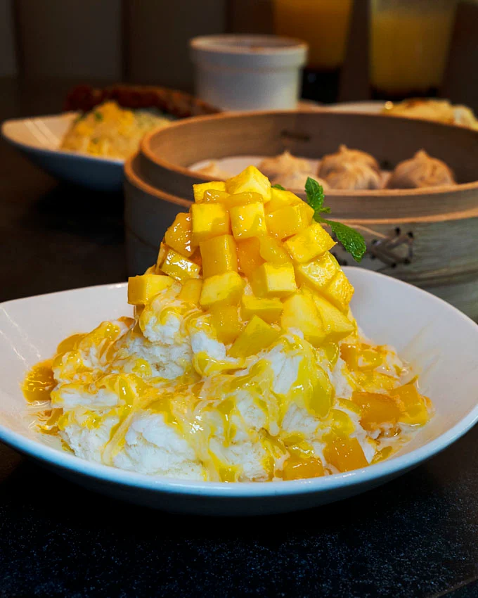 Din Tai Fung Introduces Shaved Snow with Fresh Mango in Vancouver