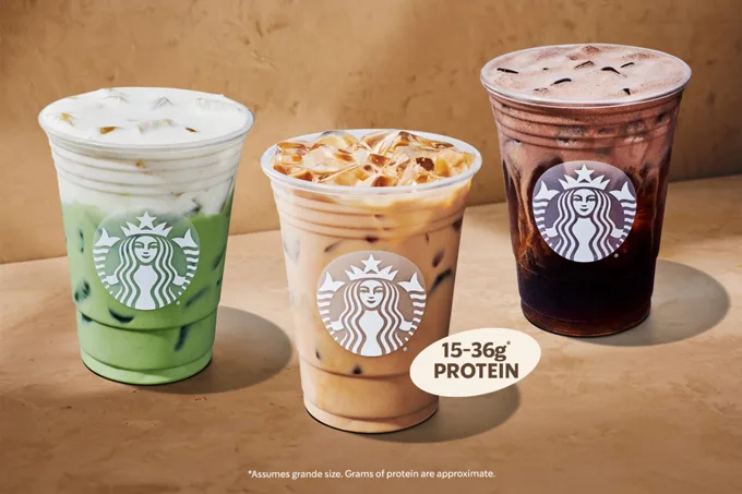 Starbucks Launches Protein Lattes and Protein Cold Foam