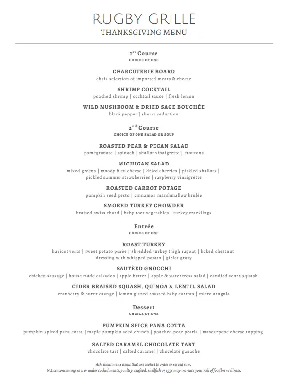 Thanksgiving Detroit 2025: Dinner, Turkey To Go, Brunch