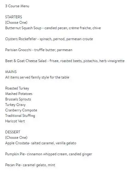 Thanksgiving Chicago 2025: Dinner, Turkey To Go, Brunch
