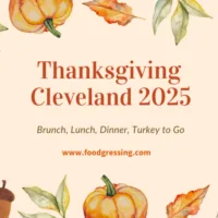 Thanksgiving Cleveland 2025 Dinner, Turkey To Go, Brunch