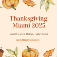 Thanksgiving Miami 2025: Dinner, Turkey To Go, Brunch