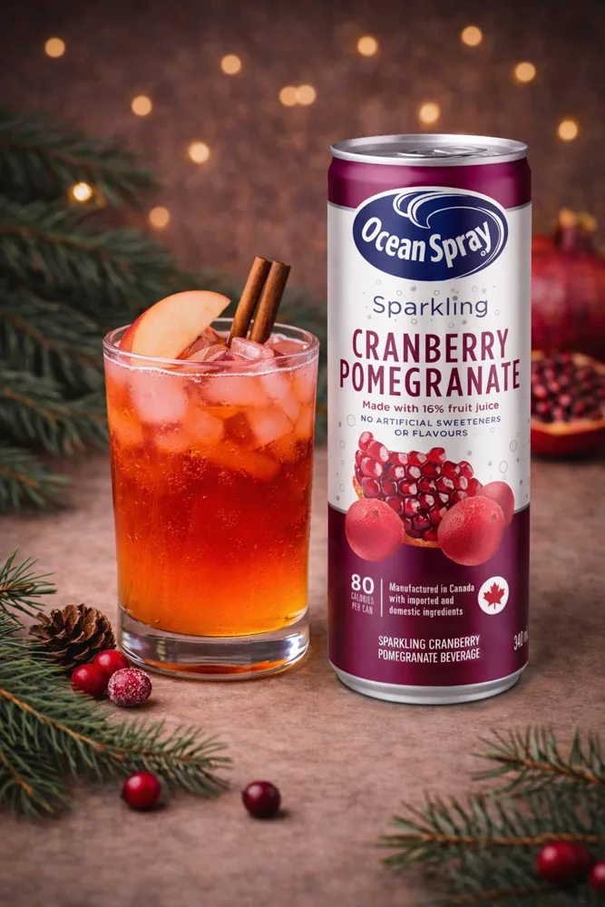 Sparkling Cranberry Mocktails to Celebrate the Season