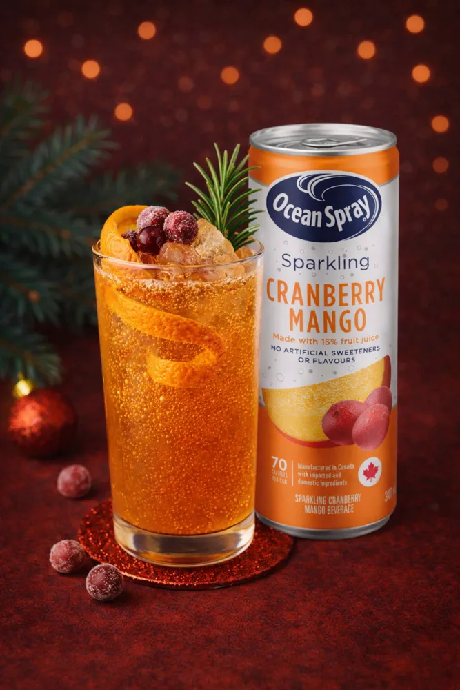 Sparkling Cranberry Mocktails to Celebrate the Season