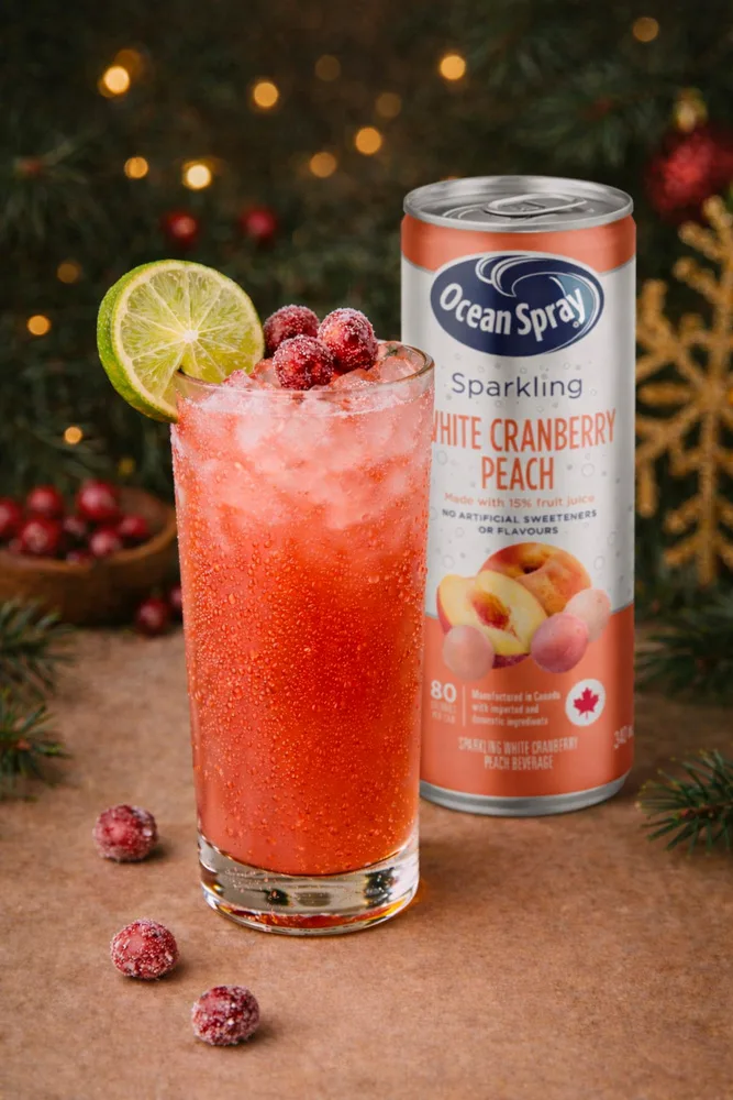 Sparkling Cranberry Mocktails to Celebrate the Season