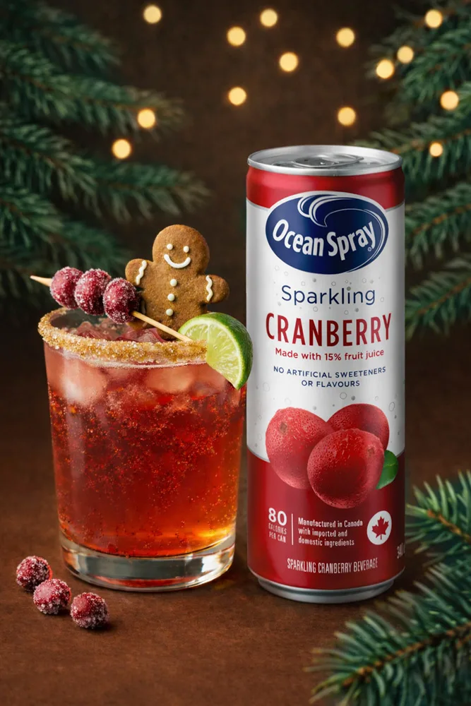 Sparkling Cranberry Mocktails to Celebrate the Season