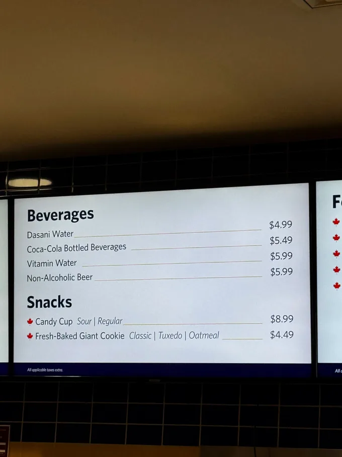 Thunderbird Stadium at UBC: Food and Drink Options