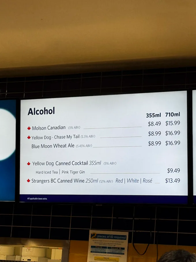 Thunderbird Stadium at UBC: Food and Drink Options