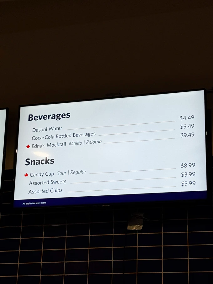 Thunderbird Stadium at UBC: Food and Drink Options
