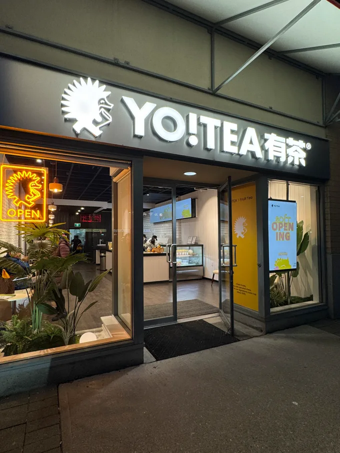 Inside YOTEA: New fruit tea shop in Richmond