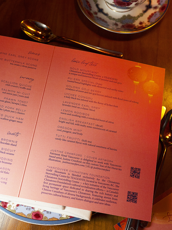 Fairmont Hotel Vancouver Lunar New Year Afternoon Tea 2026
