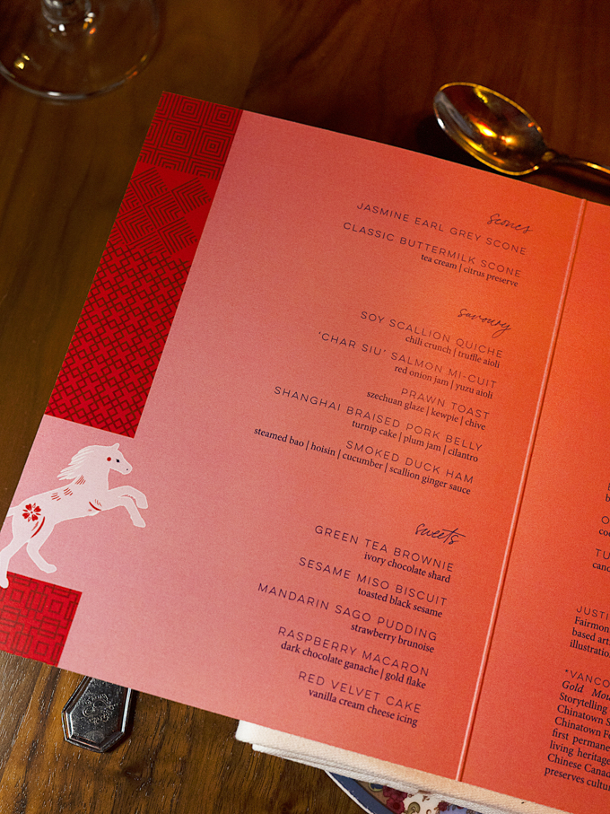 Fairmont Hotel Vancouver Lunar New Year Afternoon Tea 2026