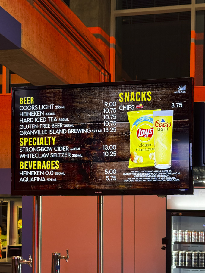 BC Place Food Options: What to Eat and Drink at the Stadium