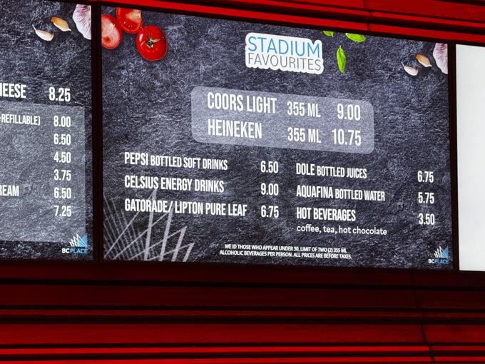 BC Place Food Options: What to Eat and Drink at the Stadium