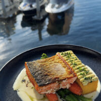 Wild BC Salmon Dishes at LIFT Bar Grill View
