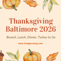 Thanksgiving Baltimore 2026: Dinner, Turkey To Go, Brunch