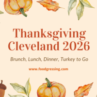 Thanksgiving Cleveland 2026: Dinner, Turkey To Go, Brunch
