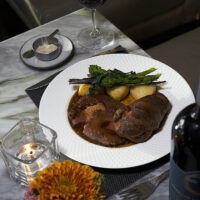 Sunday Roast Dinner at Hawksworth Restaurant Vancouver