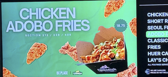 Bruno Mars Vancouver Concert Food Guide at BC Place