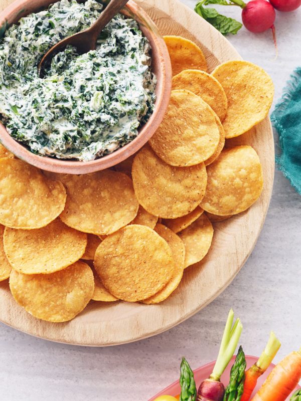Creamy Roasted Garlic and Greens Dip Recipe Creamy Roasted Garlic and Greens Dip Recipe