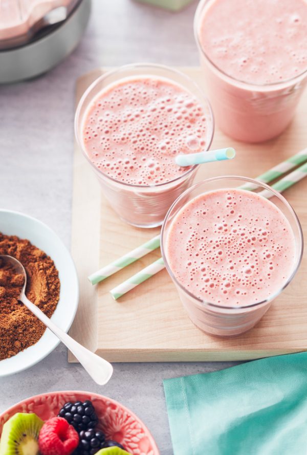 Strawberry-Banana-Cricket-Powder-Smoothie Strawberry Banana Cricket Powder Smoothies